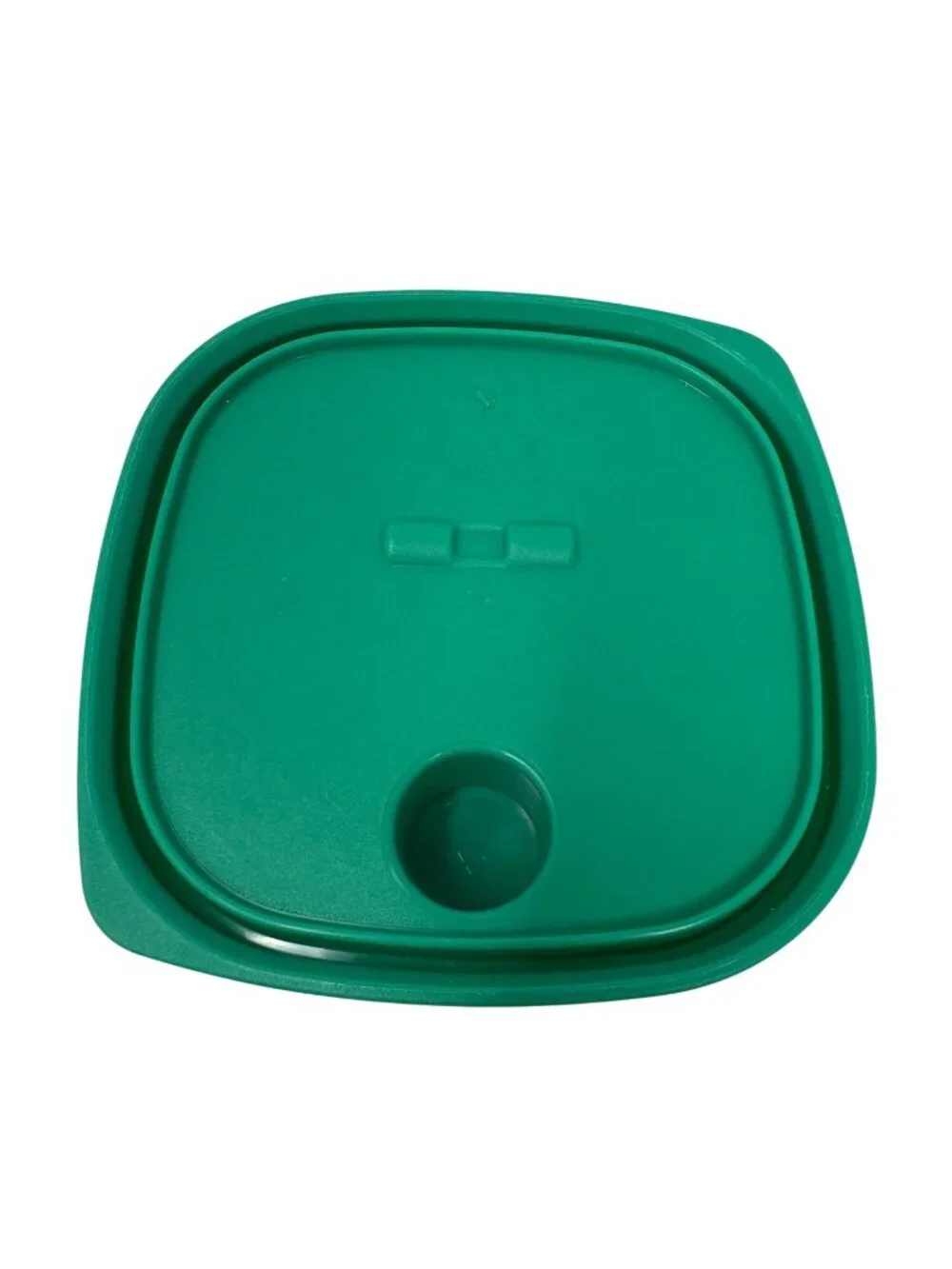 Tupperware Juice Container Green Slimline Tall Square 2 Quarts 5772D-1 Pitcher